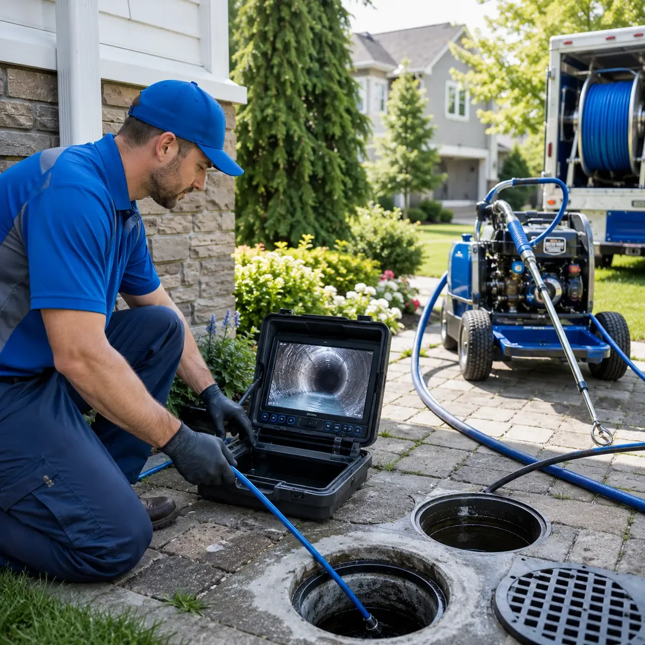 Outdoor drain cleaning professionals serving Newfane, VT